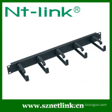 19 Inch Cable Manager with 4Pcs Metal Ring